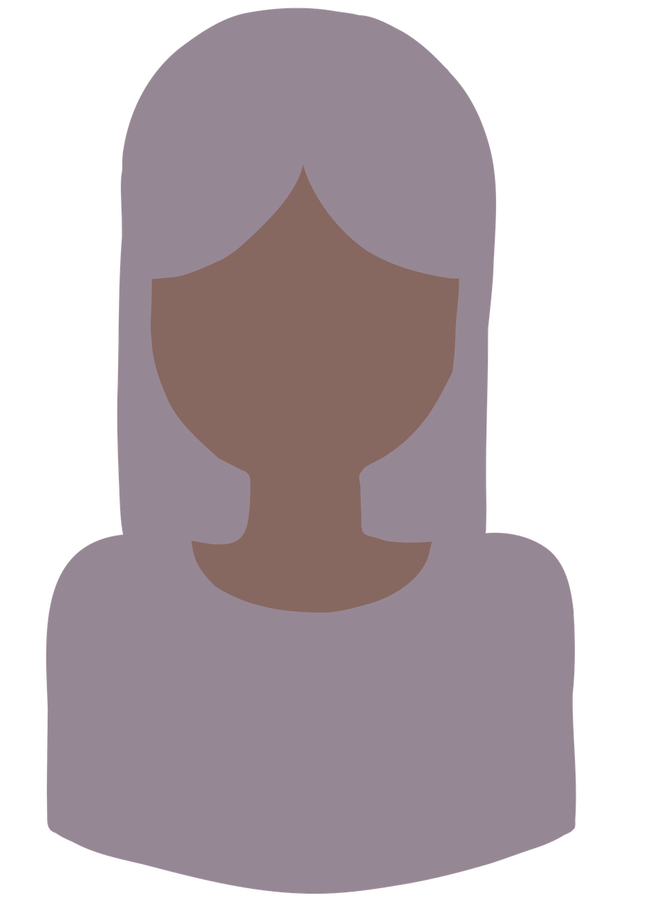 An anonymous, featureless 3D avatar generated from a body scan
